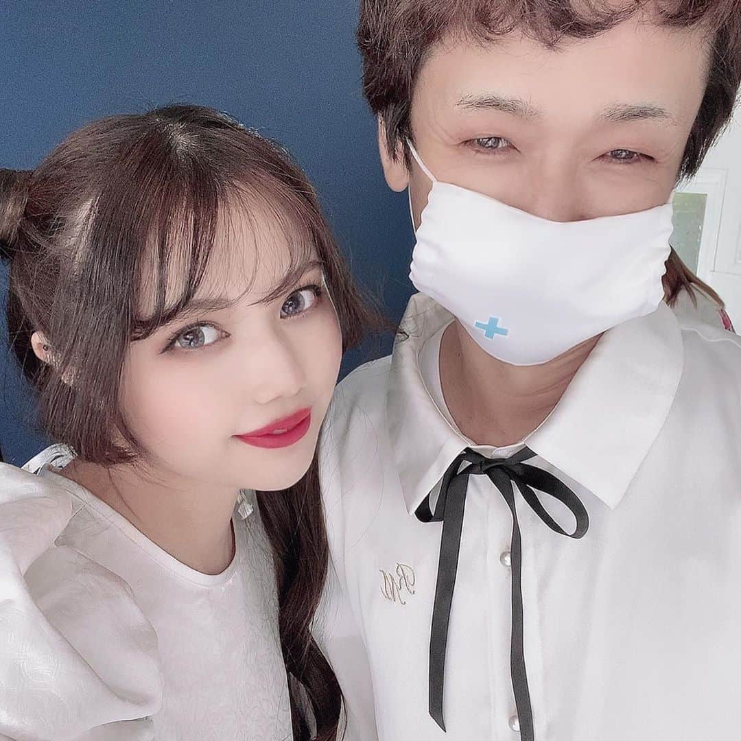 双木昭夫のインスタグラム：「BABY, THE STARS SHINE BRIGHTの撮影で村田実果子ちゃんとののぞみました、実果子ちゃんと作った週プレも観てね」