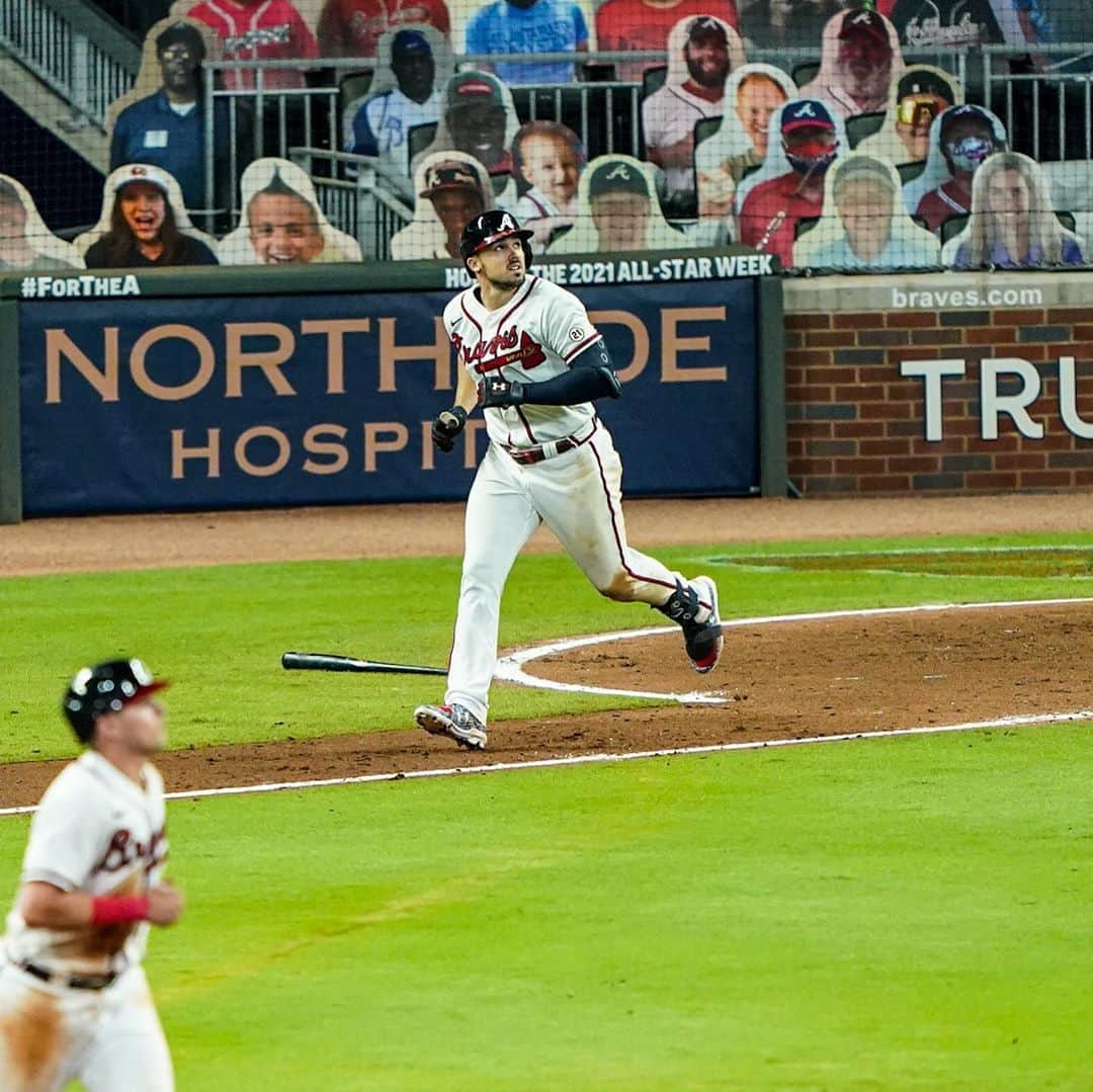 アトランタ・ブレーブスさんのインスタグラム写真 - (アトランタ・ブレーブスInstagram)「The 2021 Home Run Derby at @truistpark has 𝒂𝒄𝒕𝒖𝒂𝒍𝒍𝒚 started tonight.」9月10日 11時14分 - braves