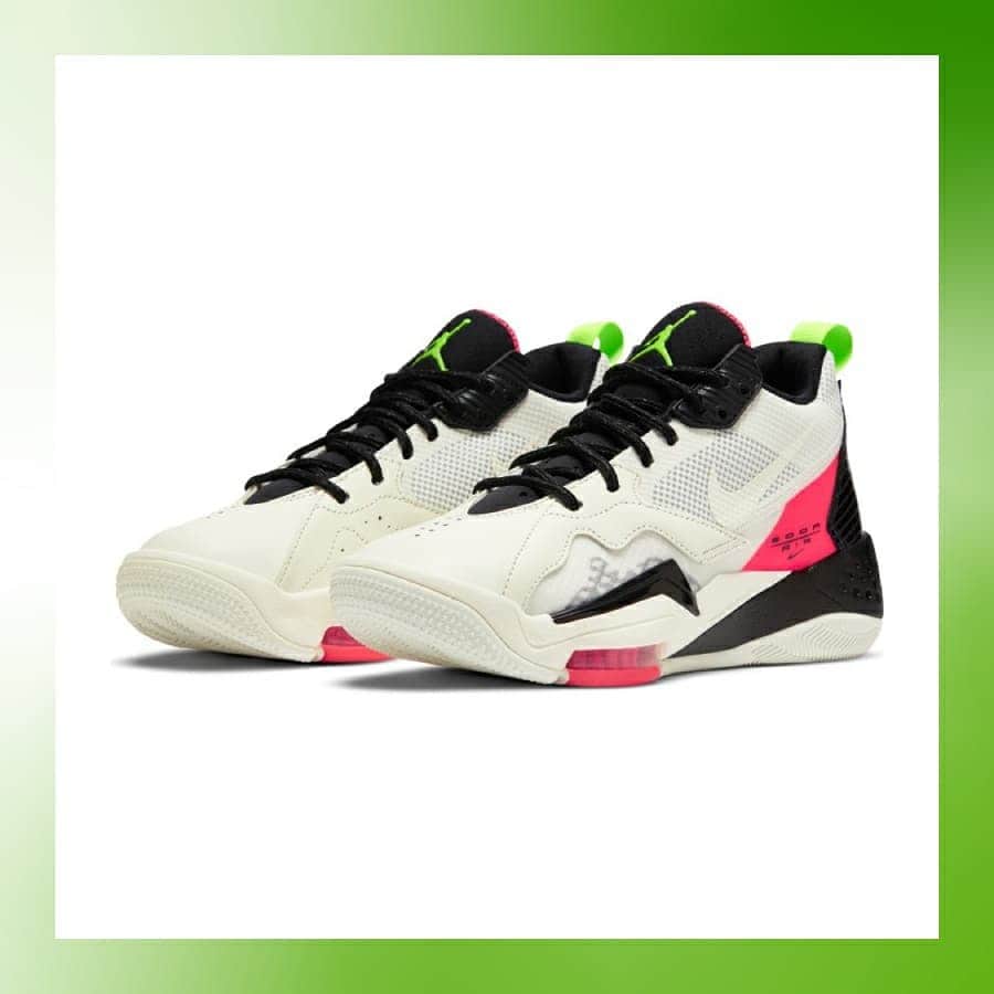 のインスタグラム：「. <NEW IN>  JORDAN BRAND WMNS JORDAN ZOOM '92 CK9184-100 ￥15,000+tax  #abcmart#abcマート#ABCGS#NIKE #ナイキ#nikejordan#jordan#zoom92#エアジョーダン#nikewomen」