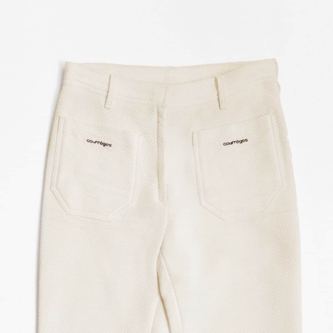 クレージュさんのインスタグラム写真 - (クレージュInstagram)「S/S 1979 Pants 507  Couture Future cotton piqué pants with 4 patch pockets.」9月10日 12時20分 - courreges
