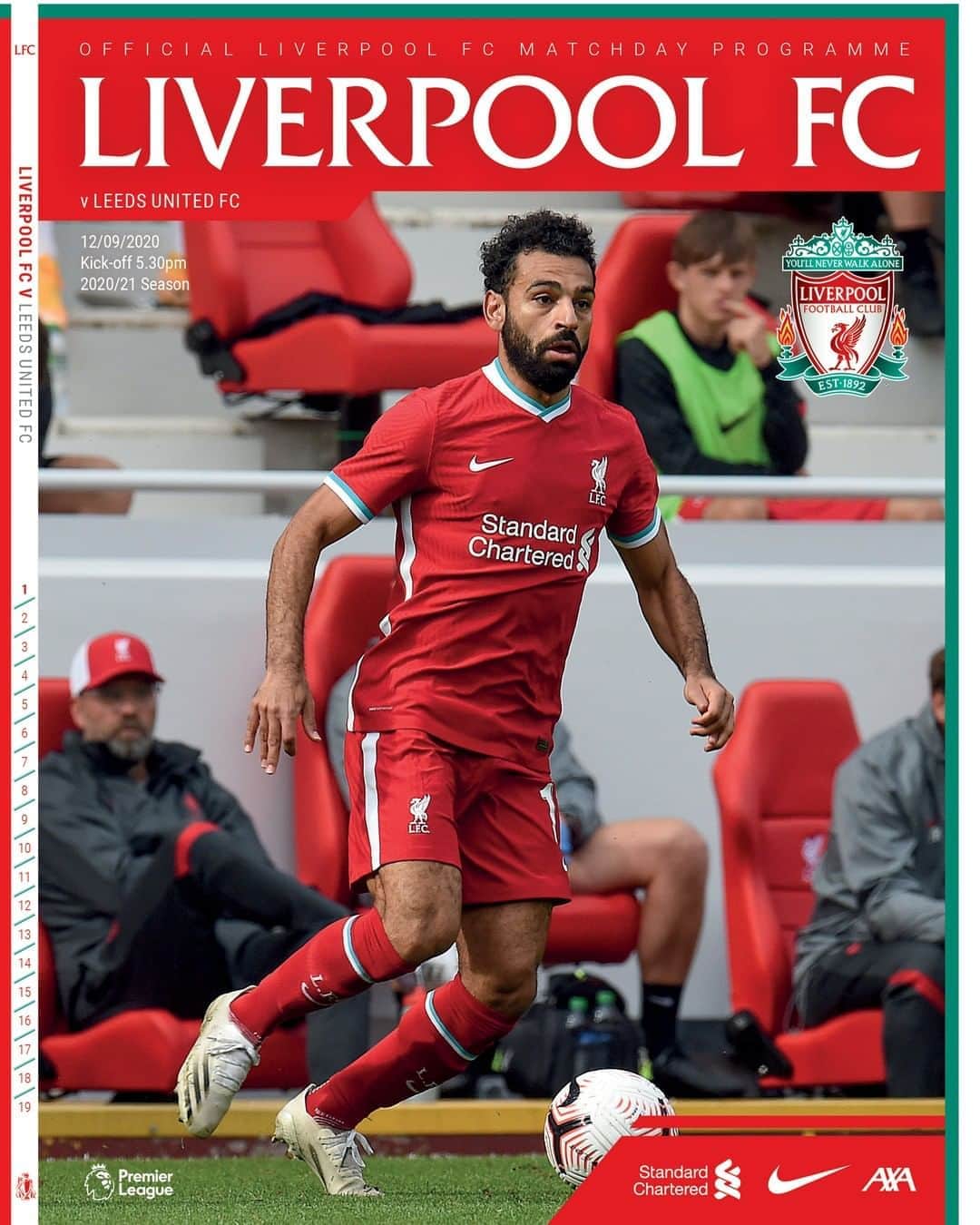 リヴァプールFCさんのインスタグラム写真 - (リヴァプールFCInstagram)「Our 𝒇𝒊𝒓𝒔𝒕 programme cover of the new @premierleague season 🤩 It's almost here, Reds... 😄🔴 #LFC #PremierLeague #LiverpoolFC #Liverpool #Anfield」9月10日 14時55分 - liverpoolfc
