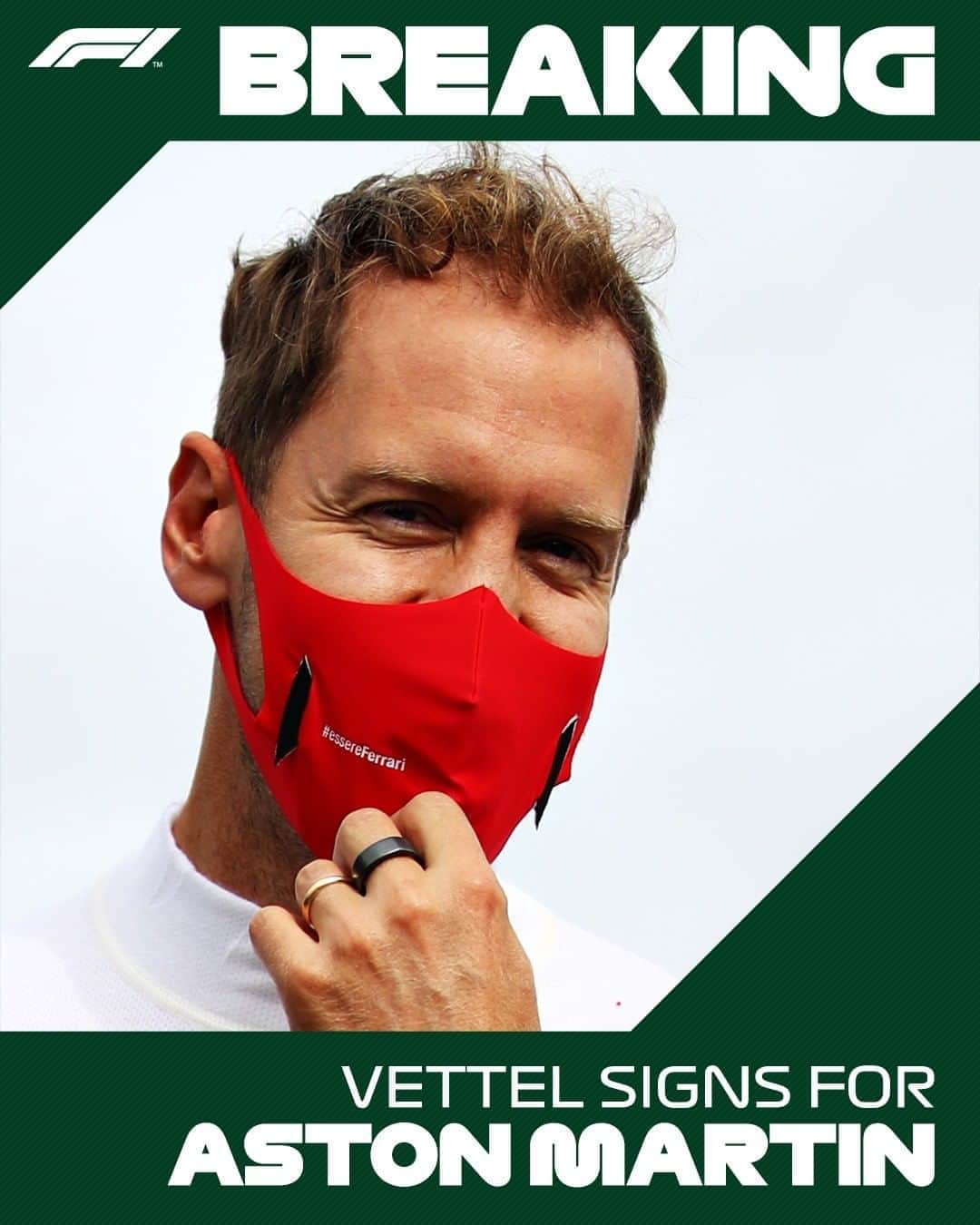 F1さんのインスタグラム写真 - (F1Instagram)「CONFIRMED: Sebastian Vettel will stay in F1. He signs for Aston Martin for 2021 and beyond!  #F1 #Formula1 #Vettel #AstonMartin」9月10日 16時02分 - f1