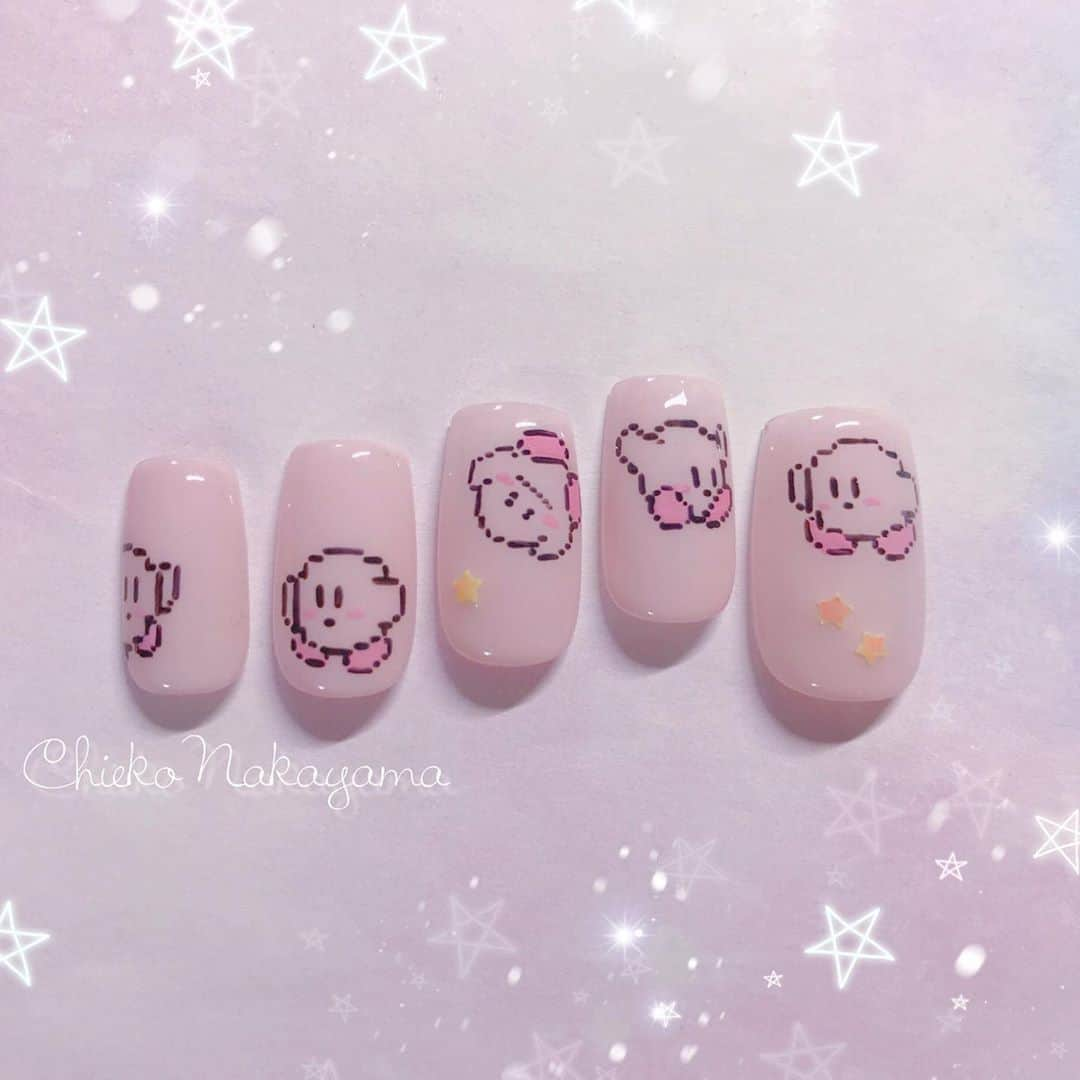 なかやまちえこさんのインスタグラム写真 - (なかやまちえこInstagram)「Kirby🍅⠀ ⠀ #nail #nails #nailart #ネイル #美甲 #ネイルアート  #japanesenailart #manucure #japanesenails #manicurist #gelnails #أظافر #네일아트 #미용 #vẽmóng #ngườiđẹp  #เพ้นท์เล็บ #искусствоногтя #artedeuñas #เพ้นท์เล็บเจล #ジェルネイルデザイン #ネイルデザイン #senikuku #nagelkunst #カービィネイル  #kirbynails」9月10日 16時20分 - chiekonakayama