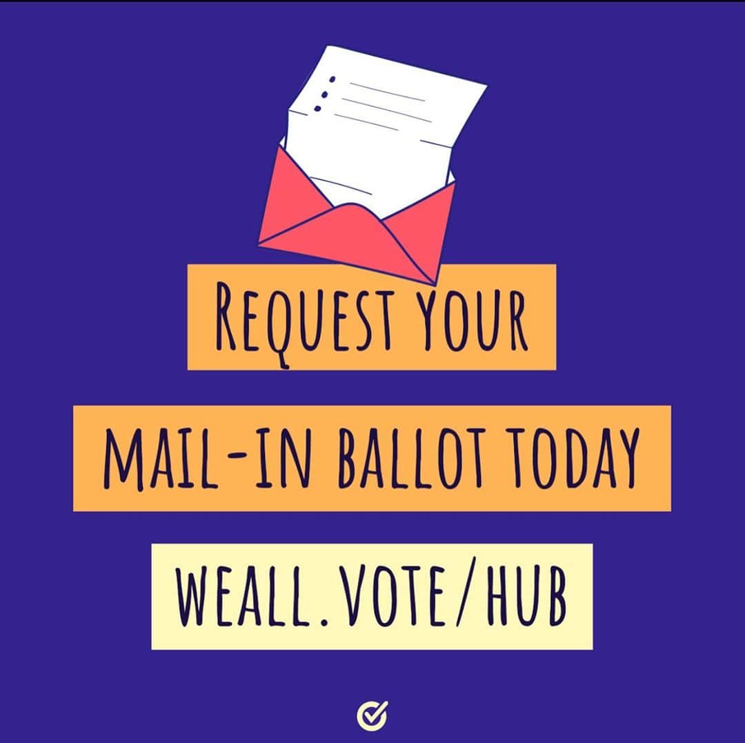 サラ・ラファティさんのインスタグラム写真 - (サラ・ラファティInstagram)「We all need to make a plan to vote now. If you want to #VoteByMail, request deadlines are right around the corner. I’m joining my friends at @WhenWeAllVote for #RequestYourBallotDay to make sure everyone gets their ballot on time! Let’s reframe things...November 3 is Election Day, but October is voting month. Request your ballot ASAP. And tell all your friends.  Let’s get it done: weall.vote/hub. Link in bio.」9月11日 3時24分 - iamsarahgrafferty