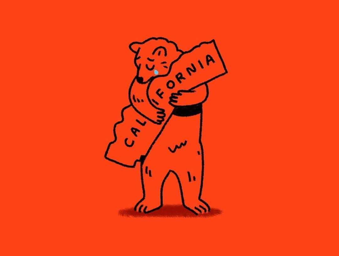 Dribbbleさんのインスタグラム写真 - (DribbbleInstagram)「Apocalyptic California by Amanda Ortiz ⠀ ⠀ #dribbble #design #illustration #CaliforniaFires #California」9月11日 3時50分 - dribbble