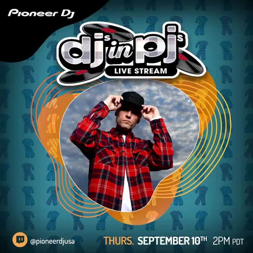 カスケイドのインスタグラム：「Come kick it with me today at 2 PM Pacific for my @pioneerdjusa episode of DJ's in PJ's 👕🩳⁠ After performing, I’ll sit down for some chit chat on their @Twitch chat. Join here:⁠  https://bit.ly/2KvNVQ⁠  ((link in bio))」