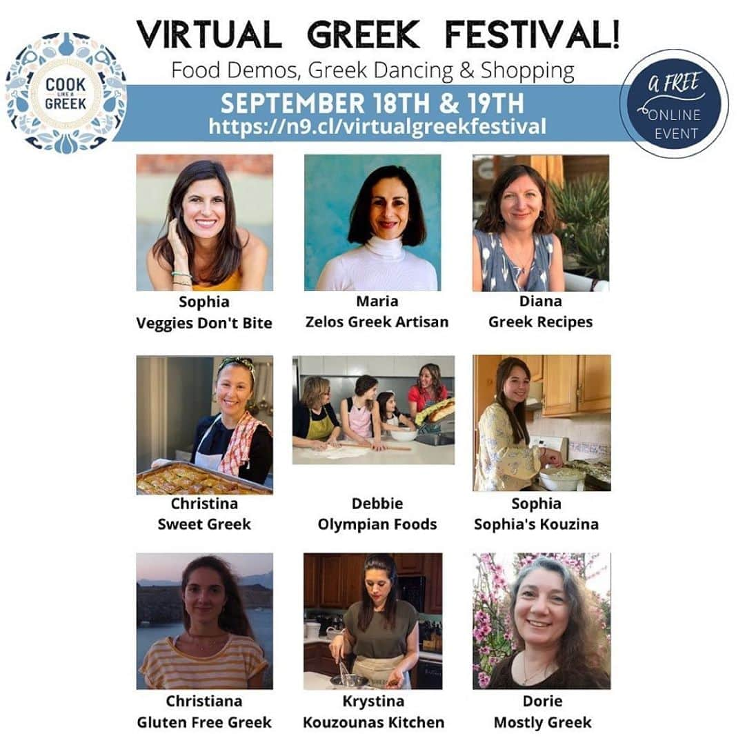 ニア・ヴァルダロスさんのインスタグラム写真 - (ニア・ヴァルダロスInstagram)「Follow this @cooklikeagreek page for some deliciousness !! Repost from @cooklikeagreek • What’s your favorite part of Greek festivals?  • The shopping? The dancing? The food? • Lucky for you, our Virtual Greek Festival has it all!!🇬🇷  • And it’s totally FREE! • Haven’t signed up yet? Go to the link in our bio or ✋🏼 and we’ll send it to you! • #cooklikeagreek #eatgreek #greekeats #greekfestival #greekfest #greekdancing #greekdance #greekfood #greekfoodblog #greekfoodporn #greekfoodlovers #greekfoodblogger #greekfoods #greekfoodie #dancinglessons #dancelessons #onlineshoppingstore #onlineshoppingaddict #shoppingonlines #greekcommunity #greekheritage #greekculture #greekfamily #mygreeksummer #greekparty #ouzo #freeevent #freeevents」9月11日 4時40分 - niavardalos