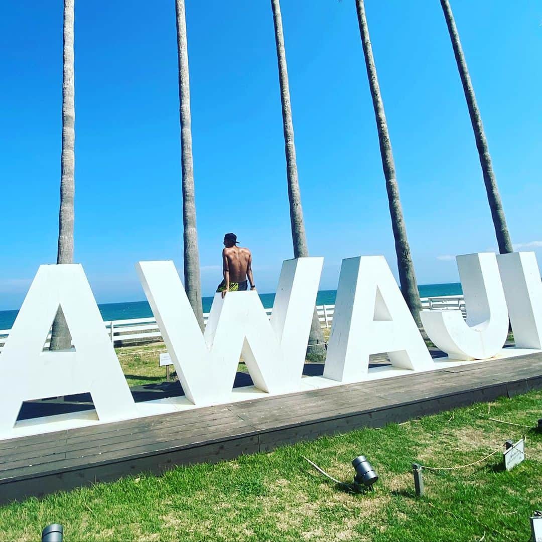 モーゼス夢のインスタグラム：「黒豹の夏休みPART❷🔥 ありがとう淡路島!! #尼崎の黒豹 #アマクロ」