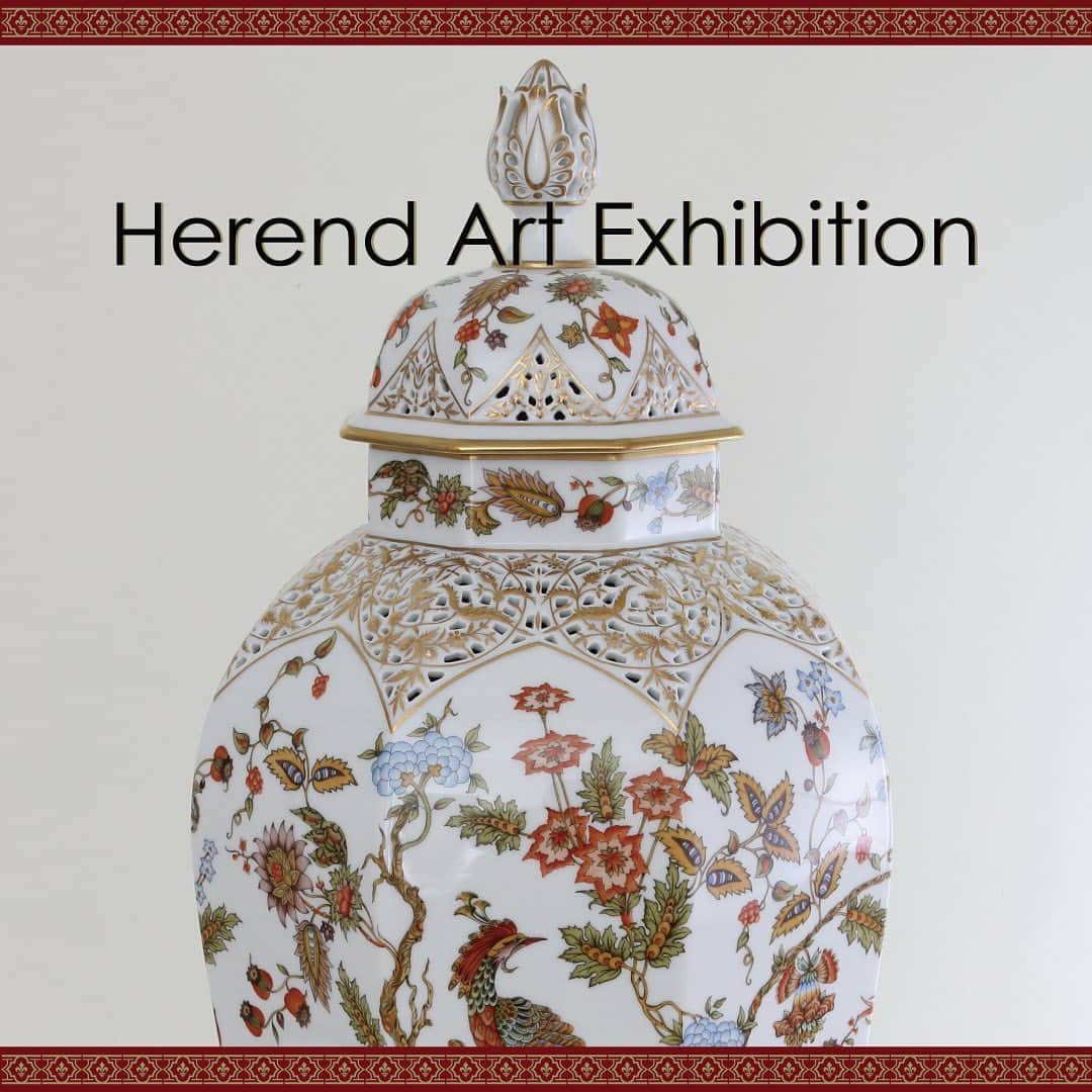 HEREND JAPANのインスタグラム：「【クラブ ヘレンド ジャパン本店　Information】  ■Herend Art Exhibition■  会期：2020年9月12日(土) ～ 10月17日(土)  ･  クラブ ヘレンド ジャパン本店にて、9月12日より《Herend Art  Exhibition》を開催致します。  ･  日本では初めての披露となる作品や逸品の数々。ヘレンドが目指す“伝統と革新の融合”を表現した見事な作品たちを展示いたします。  ヘレンドの小さな美術館！どうぞお気軽においでください。  ･  普段では見ることのできないヨーロッパの見本市“メッセ”での展示品や、特別限定コレクションなど、ヘレンドのあっと驚く伝統の技と芸術性を存分にご覧いただけます。  スペシャルなヘレンドのエキシビジョンです。  豪華・多彩、芸能性豊かなヘレンドの世界をご堪能頂く機会です。店頭にてどうぞお楽しみください。  ･  ※店頭では数多くの作品を取り揃えて展示致します。  ※一部の作品につきましてはオーダーとなり、工房にて制作の為、約1年後にお渡しさせていただきます。  ･  ･  クラブ ヘレンド ジャパン本店 定休日／日・祝日 営業時間／11:00ー19:00 お問い合わせ TEL:03-3475-0877 E-mail:chj@herend.jp  ･  #ヘレンド #herend #herendjapan #クラブへレンドジャパン本店  #クラブへレンドジャパン本店限定 #ヘレンド展 #アートエキシビジョン #art #exhibition #世界限定 #洋食器 #hungary」