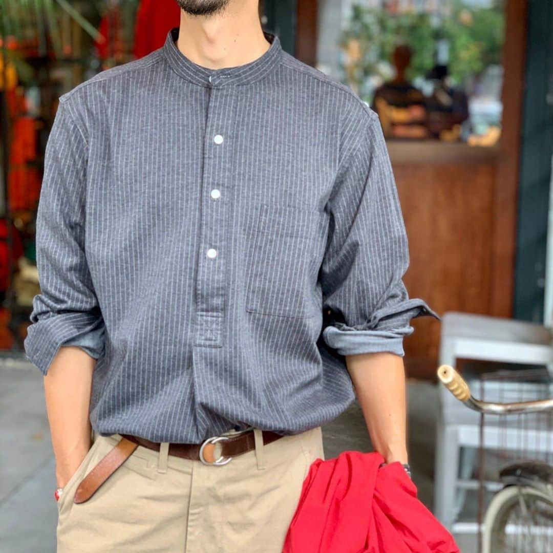 BEAMS+さんのインスタグラム写真 - (BEAMS+Instagram)「BEAMS PLUS STYLE  #beams #beamsplus #beamsplusharajuku #harajuku #tokyo #reversible #fullziphoodie #batikpattern #bandcollar #bandcollarshirt #stripe #stripepattern #military #chino #chinotrousers #mensfashion #menswear #mensstyle」9月10日 20時26分 - beams_plus_harajuku