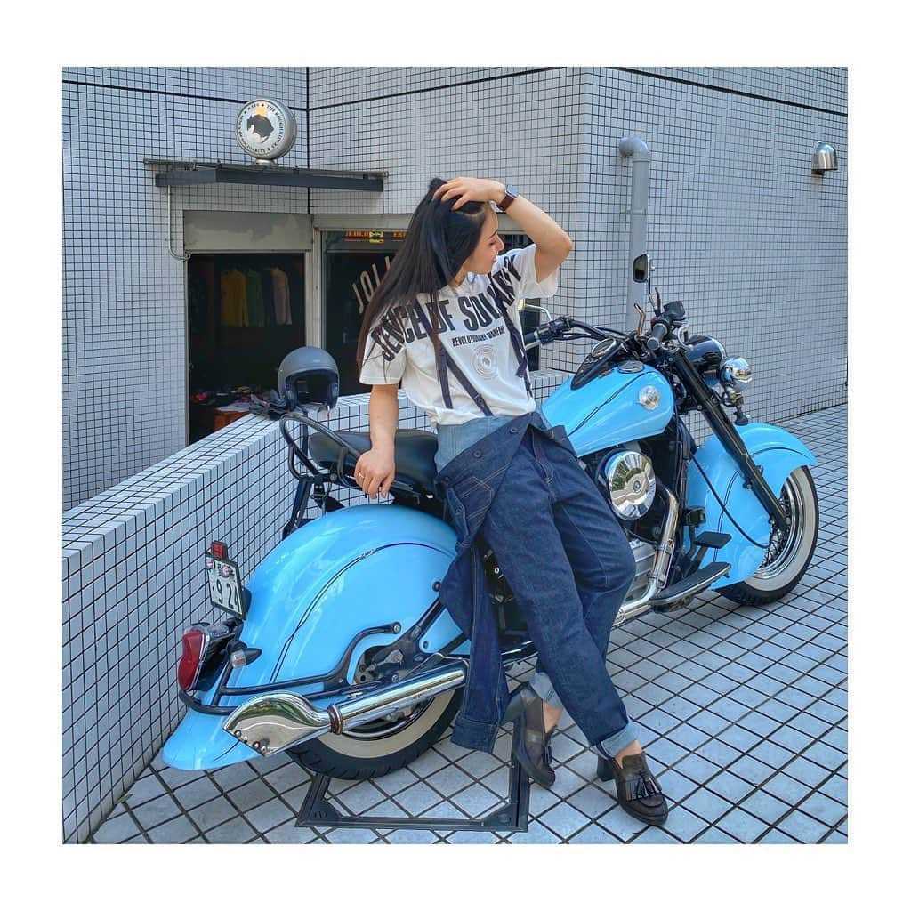 宇田恵菜さんのインスタグラム写真 - (宇田恵菜Instagram)「by @rats_official 😎 AWみにいきたい🥺💋 ------------------------ #motorbike #motorcycle #drifter #vulcan #mybike #ridding #womanrider #vulcandrifter #kawasaki #rider #バイク #バルカン #ドリフター #イザベラ #女性ライダー #バイカー #マイバイク  #kawasakivulcan #kawasakigirl #バルカンドリフター  #えなイズム #ソロツーリング #恵菜バイク #バイク女子 #カワサキ女子 #バイク好き #つなぎコーデ #恵菜コーデ　#ラッツ　#宇田恵菜」9月10日 20時44分 - ena2727