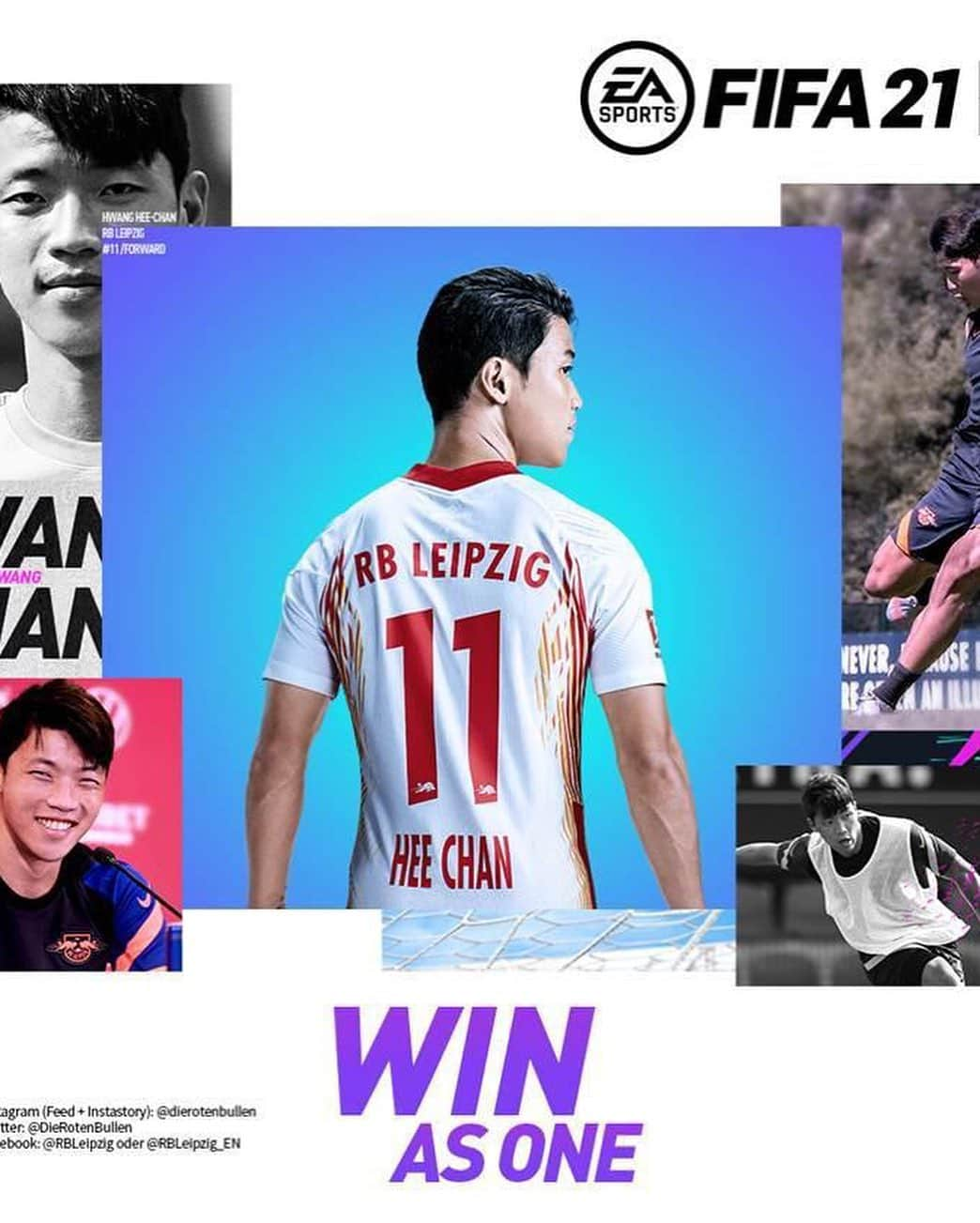 ファン・ヒチャンさんのインスタグラム写真 - (ファン・ヒチャンInstagram)「Delighted to be part of FIFA21 family @EASportsFifa」9月10日 20時45分 - hwangheechan