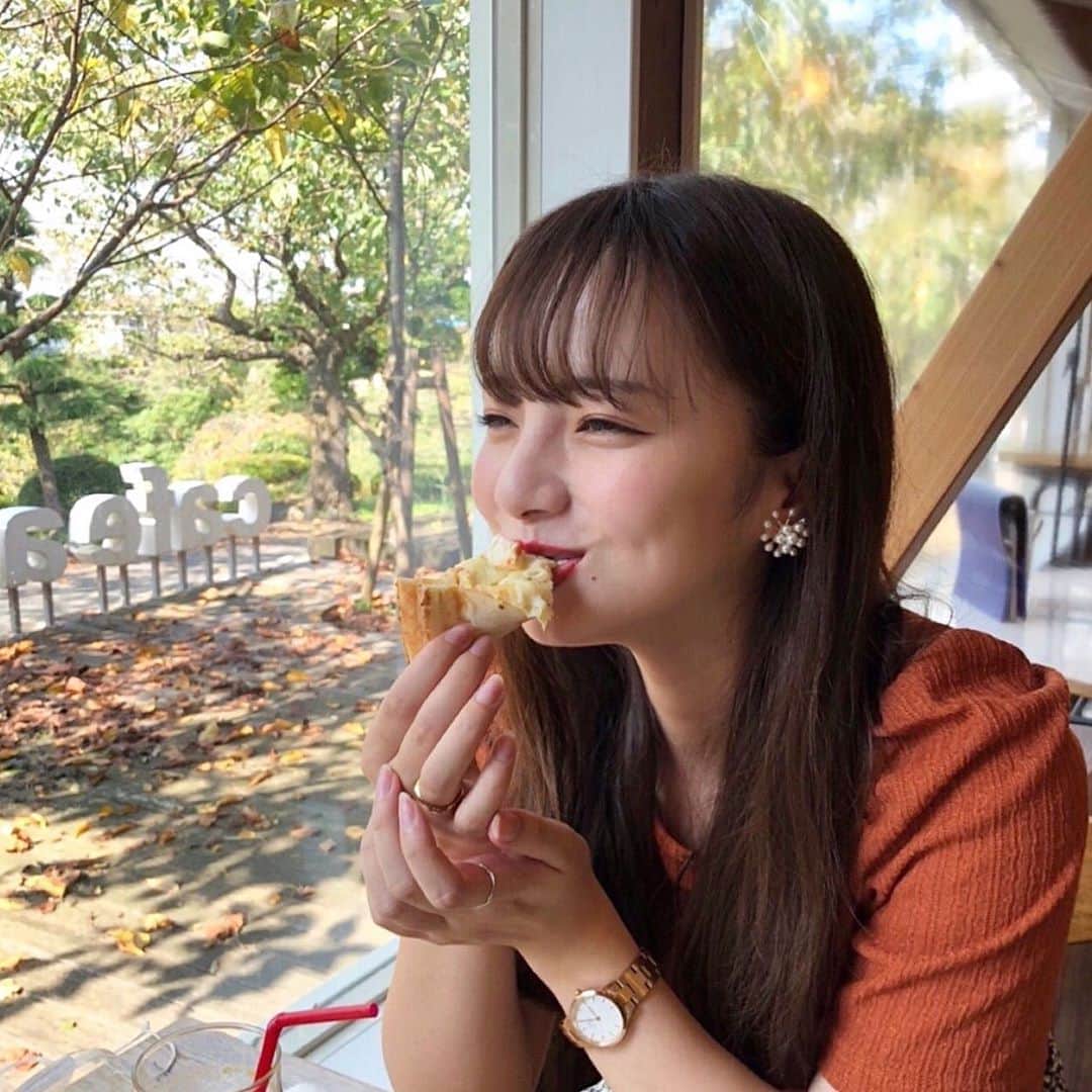 横山紗弓さんのインスタグラム写真 - (横山紗弓Instagram)「ㅤㅤ お仕事で嬉野旅♡ RestaurantCafe&Shop kihacoで 湯豆腐と茶葉の🍕 幸せそうな顔。笑 #TVQ #キレカワ女子部 #さゆみのお仕事情報」9月10日 20時43分 - 1129sym