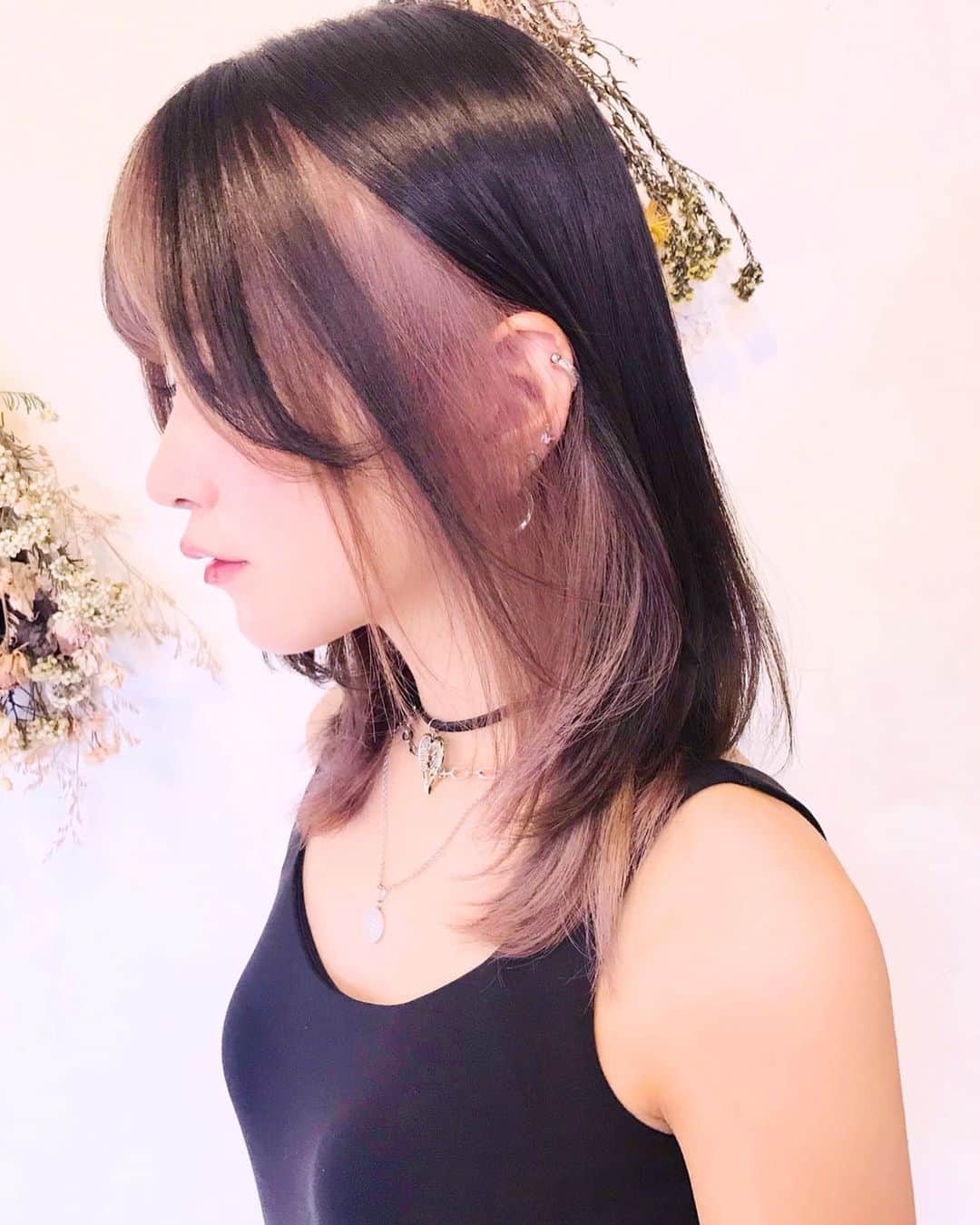 霧宮てんのインスタグラム：「池袋のlamp hairさんでヘアカラーしてきました(*'ω'*) サイトウさんありがとう！」