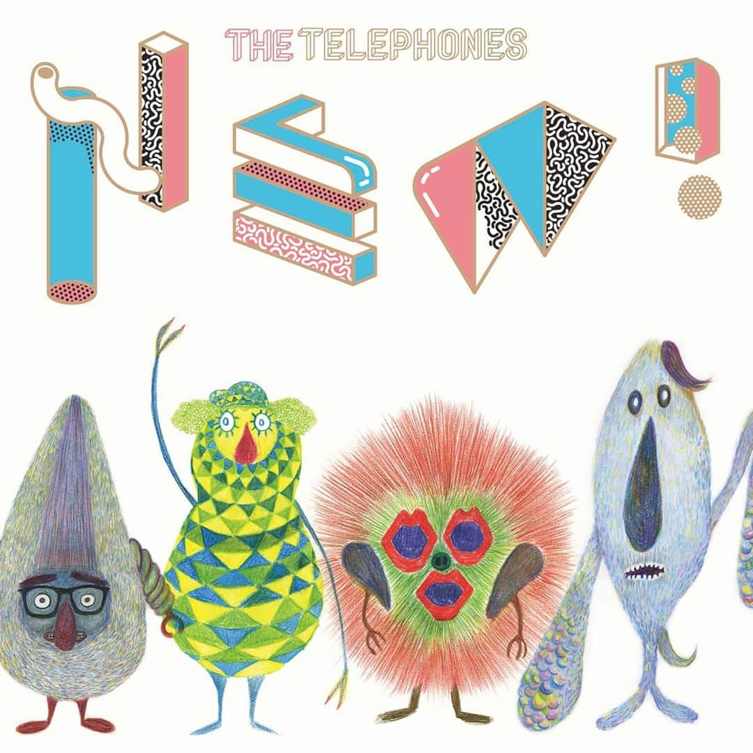 石毛輝のインスタグラム：「the telephones 5年ぶり通算8枚目となるフルアルバム「NEW!」を11/4にリリースきまったー！いよっしゃー！！！  当初は5月に発売予定だったけど無事リリース出来て嬉しい！  今やれるベストの12曲が詰まってます！ マジよろしくです！！！  #thetelephones  #やりまくってんなテレフォンズ」