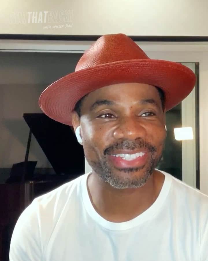 ワイクリフ・ジョンのインスタグラム：「I was inspired to make a record that takes me back to my gospel roots with  @kirkfranklin so, I surprised him with a remix! Check out my new podcast #RunThatBack new episode with the amazing @kirkfranklin is out now!」