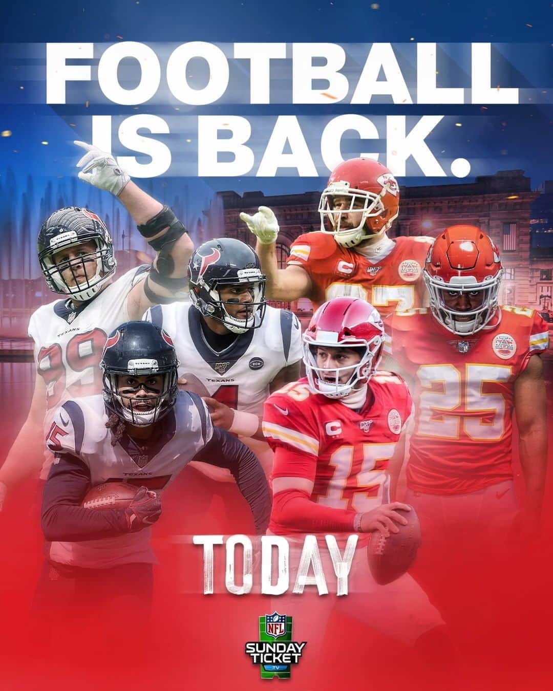 NFLさんのインスタグラム写真 - (NFLInstagram)「🙌🏈 FOOTBALL IS BACK! 🙌🏈 #Kickoff2020 #ItTakesAllOfUs - 📺: #HOUvsKC -- TONIGHT 8:20pm ET on NBC 📱: NFL App // Yahoo Sports App」9月10日 23時30分 - nfl