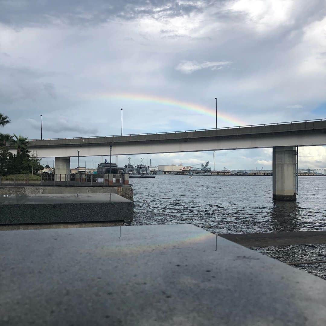 のインスタグラム：「ダブルレインボー🌈」