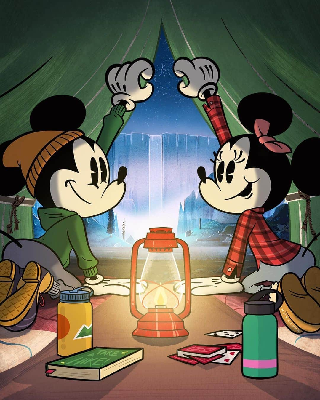 ミッキーマウスさんのインスタグラム写真 - (ミッキーマウスInstagram)「She lights up his life! Here's to another adventure under the stars with @MinnieMouse. ⛺🌌」9月11日 0時45分 - mickeymouse