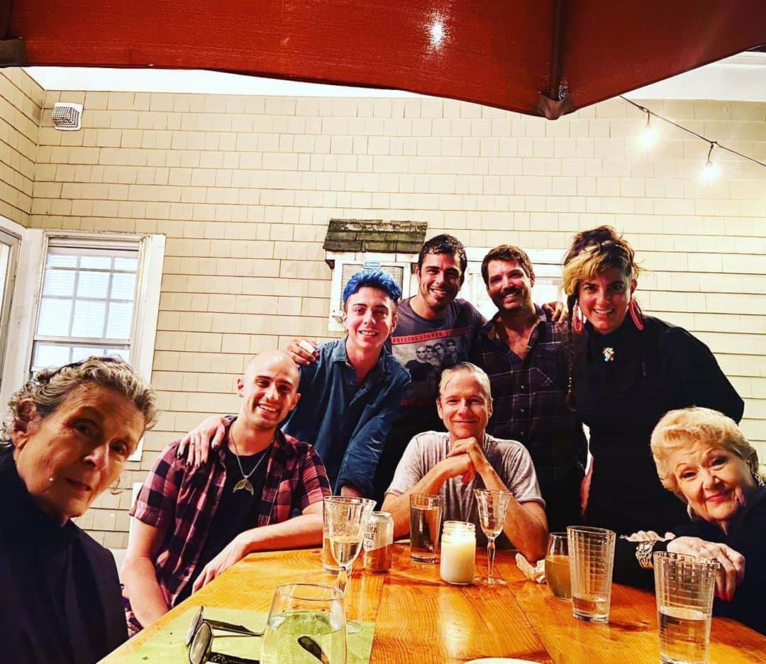 ジョン・キャメロン・ミッチェルさんのインスタグラム写真 - (ジョン・キャメロン・ミッチェルInstagram)「A gorgeous meal at our Ptown hideout in honor of the great 92 yr old jazz singer #MarilynMaye and the wonderful #HelenZarda her manager. Should i erite a duet for me and Marilyn for Pt 2 of #NewAmericanDreamMusic?」9月11日 0時58分 - johncameronmitchell