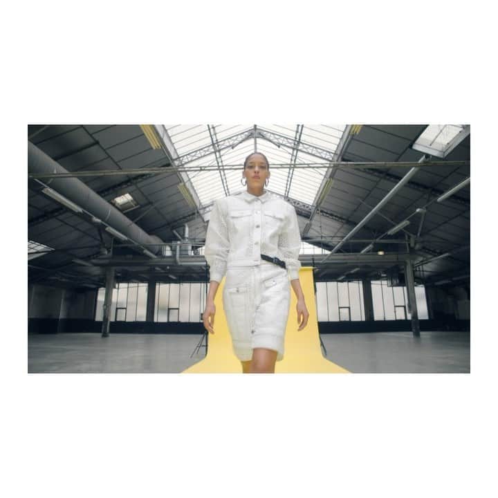 アンドレアクルーズのインスタグラム：「ANDREA CREWS x CLAUDIE PIERLOT  Our collaboration with @claudiepierlot is the coming together of couture streetwear and the Parisian chic style.   Two worlds at opposing ends of the spectrum, which complement one another perfectly within this original and exclusive capsule collection.  💛 Available now at selected points of sale 💛」