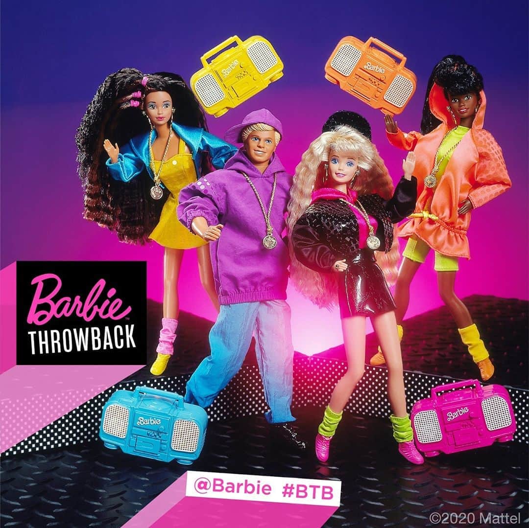 バービーさんのインスタグラム写真 - (バービーInstagram)「Anyone else in need of a mid-week dance party? Throw it back to 1991 with a #BTB to Rappin' Rockin' #Barbie and friends! #TBT」9月11日 1時00分 - barbie
