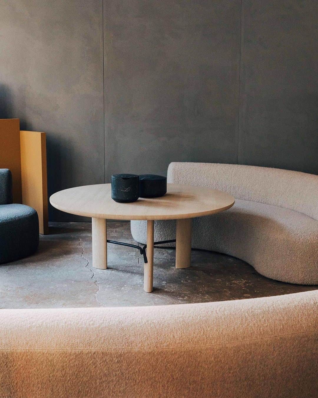 C E R E A Lのインスタグラム：「French interior designer Christophe Delcourt’s attraction to raw materials is inspired by organic textures, and extends to the spiritual relationship between user, space and object. Delcourt lives between Paris and Normandy, where 50 acres of 400-year-old trees surround his country home. While he is thankful to live amongst this mature forest, he is quick to point out the paradox in his work: “I use trees to make domestic objects; but when I cut a tree from its roots, I have to take responsibility for its life and create a new existence for it”.  Spirituality in Design - A Conversation with Christophe Delcourt.  Read the full story via link in profile.」
