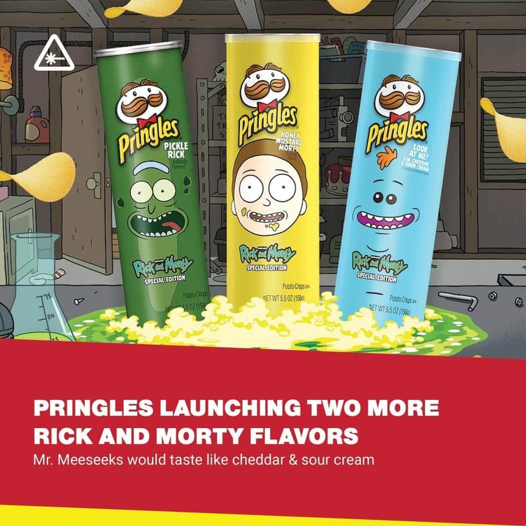 クリス・ハードウィックさんのインスタグラム写真 - (クリス・ハードウィックInstagram)「Adult Swim and Pringles have teamed up once more to bring Rick and Morty to your pantry. ⁠ link in bio」9月11日 3時01分 - nerdist