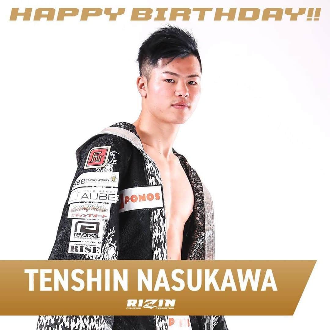 のインスタグラム：「＼HAPPY BIRTHDAY／ . 本日8月18日は 那須川天心 選手のお誕生日🎉✨ おめでとうございます㊗️ . Happy birthday Tenshin Nasukawa!!! Aug.18」