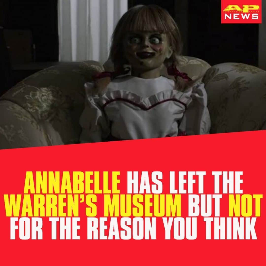 Alternative Pressさんのインスタグラム写真 - (Alternative PressInstagram)「After rumors swirled that Annabelle escaped from the Warren’s museum, its owner has revealed that the haunted doll is no longer in the museum ⁠ LINK IN BIO⁠ .⁠ .⁠ .⁠ #theconjuring #annabelle #annabelledoll #annabelletheconjuring #warrenmuseum #altpress #alternativepress」8月18日 3時22分 - altpress