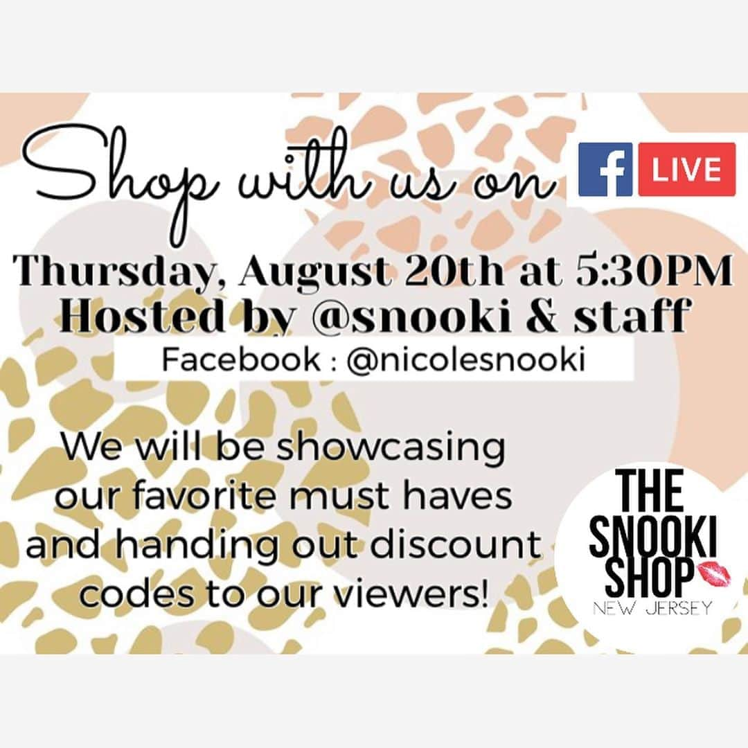 ニコール・ ポリッツィさんのインスタグラム写真 - (ニコール・ ポリッツィInstagram)「Can’t wait for Thursday’s FB LIVE Shopping Spree @thesnookishop 🔥 🛍  #thesnookishop 🍷」8月18日 3時46分 - snooki