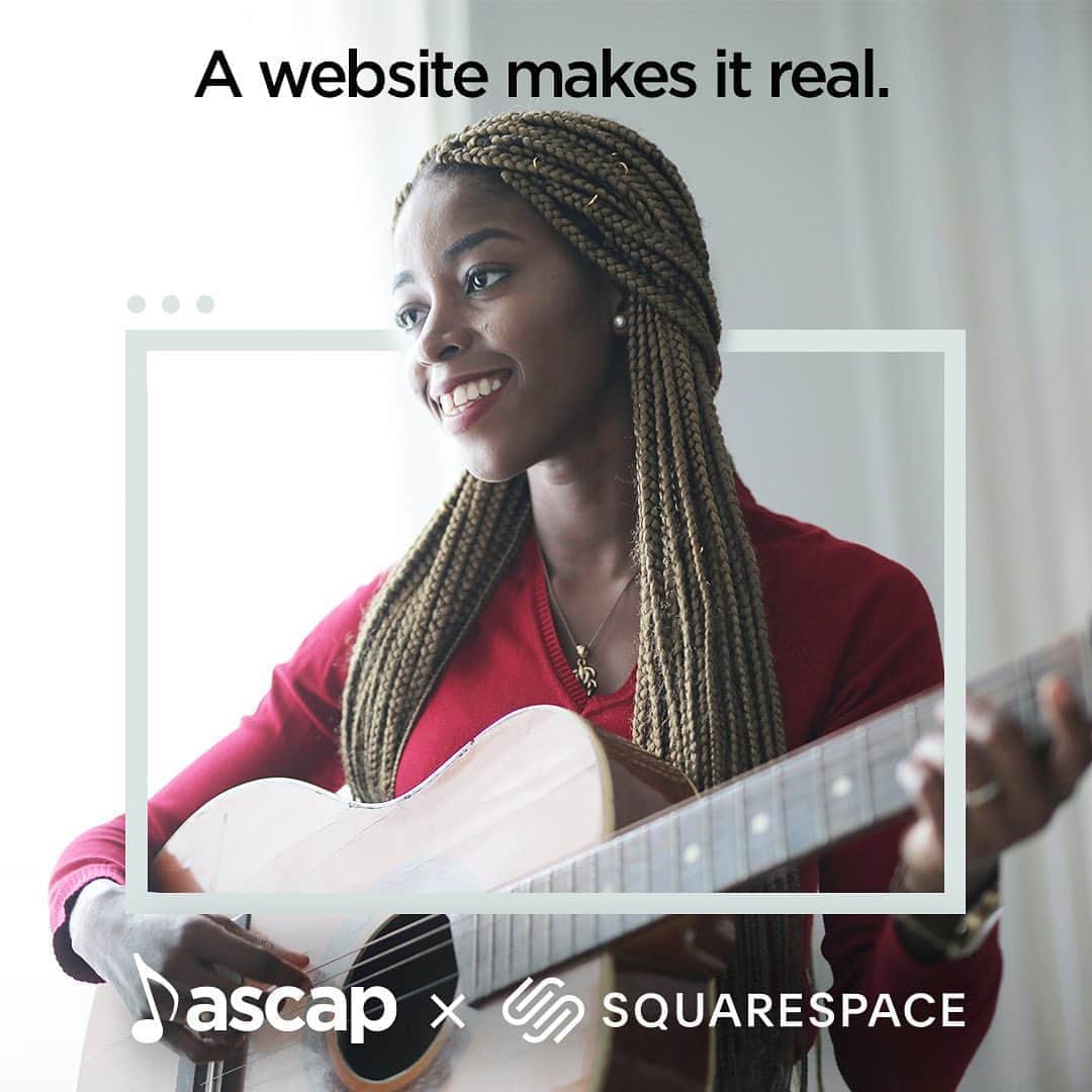 ASCAPさんのインスタグラム写真 - (ASCAPInstagram)「Stay connected to your fans with @Squarespace, the all-in-one platform for creating a website. Sell merch & keep your fans informed. #ASCAP members receive an exclusive discount on an annual subscription plan. Link in bio!」8月18日 6時32分 - ascap