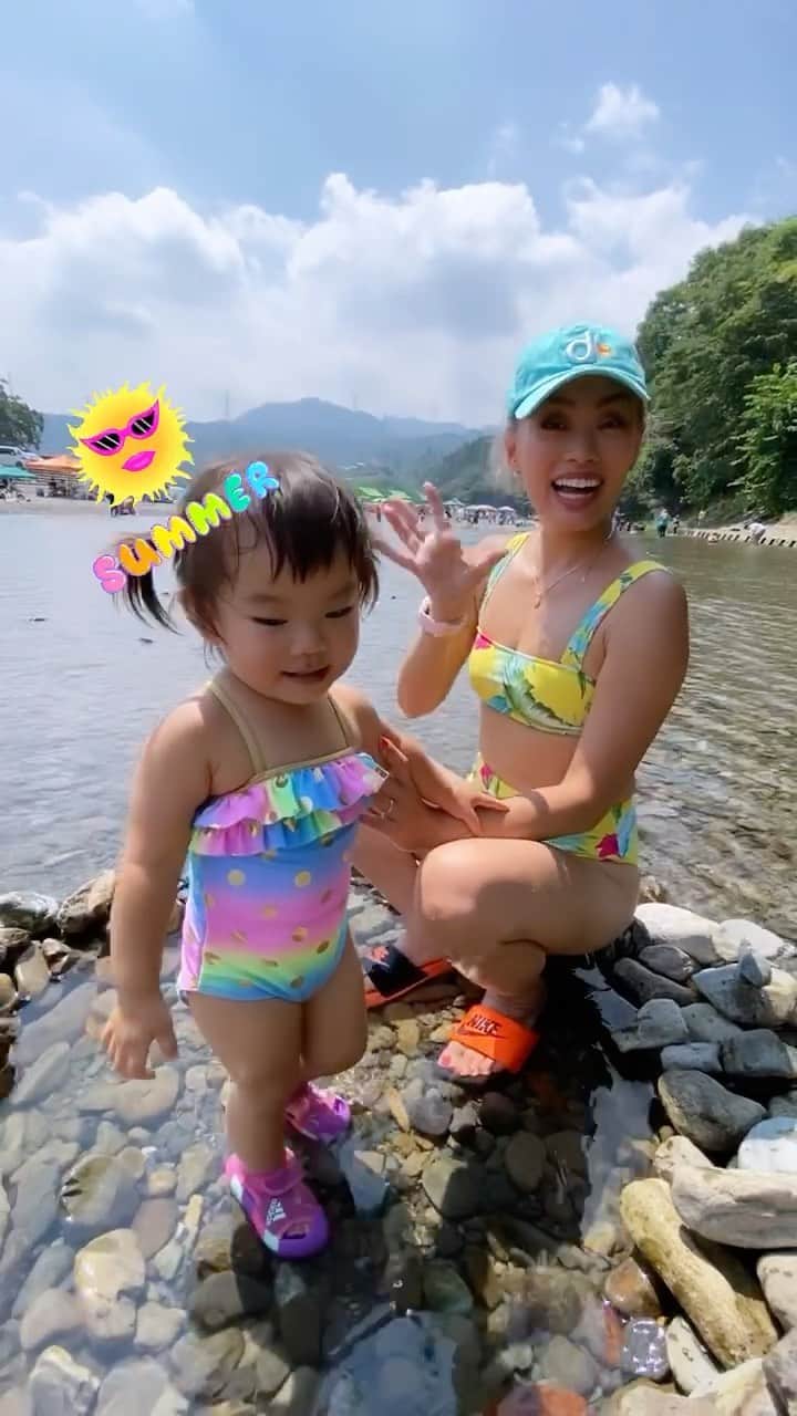 SONNYのインスタグラム：「Summer Vacay 2020⛱  #秋川橋河川公園バーベキューランド」