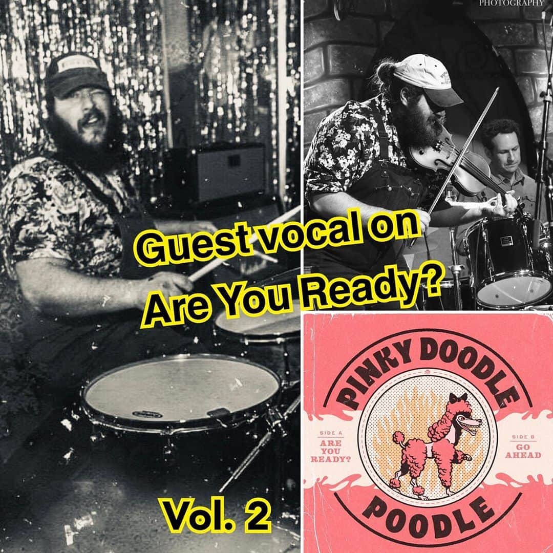 PINKY DOODLE POODLEさんのインスタグラム写真 - (PINKY DOODLE POODLEInstagram)「【Guest Vocal on Are YouReady? Vol.2】﻿  Ian Pasquini  He is one of PDP support drummers based in Charlotte, NC.  Ian used to have his own band, called “Cheesus Crust”. Cheesus Crust sounded very heavy like Melvins. He played the drum and sang as a lead singer at the same time. PDP met him and his band at Snug Harbor in Charlotte, NC. And we had some gigs with them in Charlotte and Athens.  He also plays the fiddle, guitar, bass, etc…very multiple musician. And now he keeps releasing his own songs every week. Check out his songs!!  Ian Pasquini - artist https://www.facebook.com/ianpasquinimusic http://bandcamp.com/ianpasquini  “Are You Ready?” pre-order link https://store.chickenranchrecords.com/collections/all/products/pinky-doodle-poodle-are-you-ready-7-pre-order  “Samsara” download link https://store.chickenranchrecords.com/collections/all/products/samsara-1  Samsara https://youtu.be/5ImQkveU6S0  Shaking https://youtu.be/BKunGarCoSY  #news #recording2020 #areyouready? #ustour2020 #guestvocal #ianpasquini #pinkydoodlepoodle  #pdp  #highenergyrocknroll  #livemusic #rockmusic #rock #rockband  #japanese #japaneserockband #chickenranchrecords #ustour #livetour  #tourlife #musicianlife #musician #gibsonguitars #gibsonbass #gibson #eb3 #lespaul #marshallamps #vintage #femalebassist #femalevocalist」8月18日 10時16分 - pinkydoodlepoodle