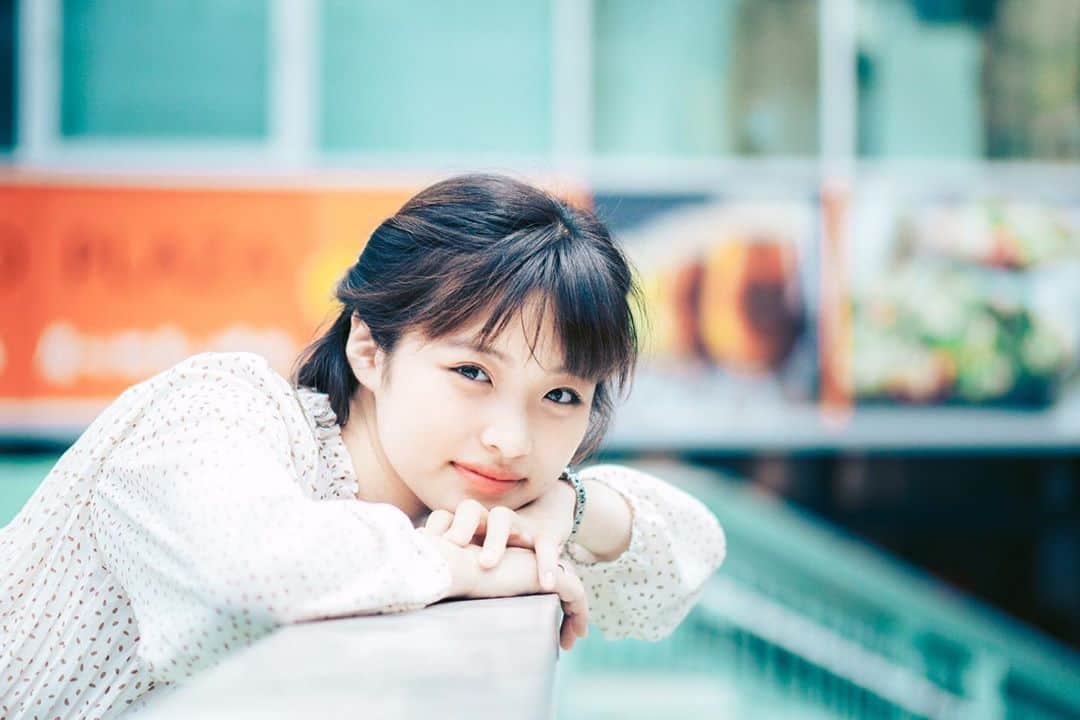 石井美音奈のインスタグラム：「髪の毛を切る前。。🥰」