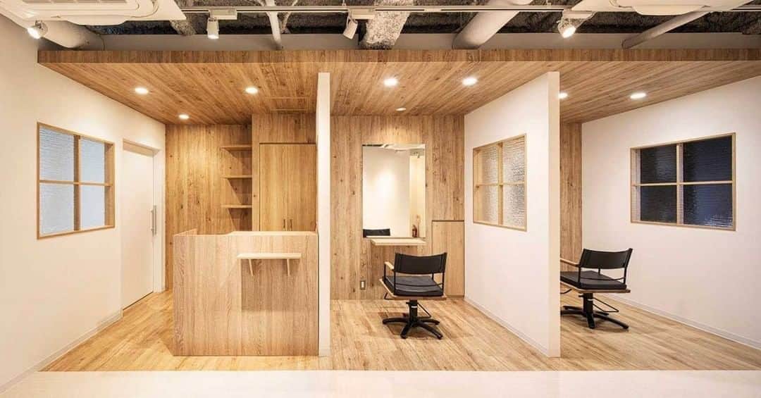 タカラベルモントのサロン施工事例のインスタグラム