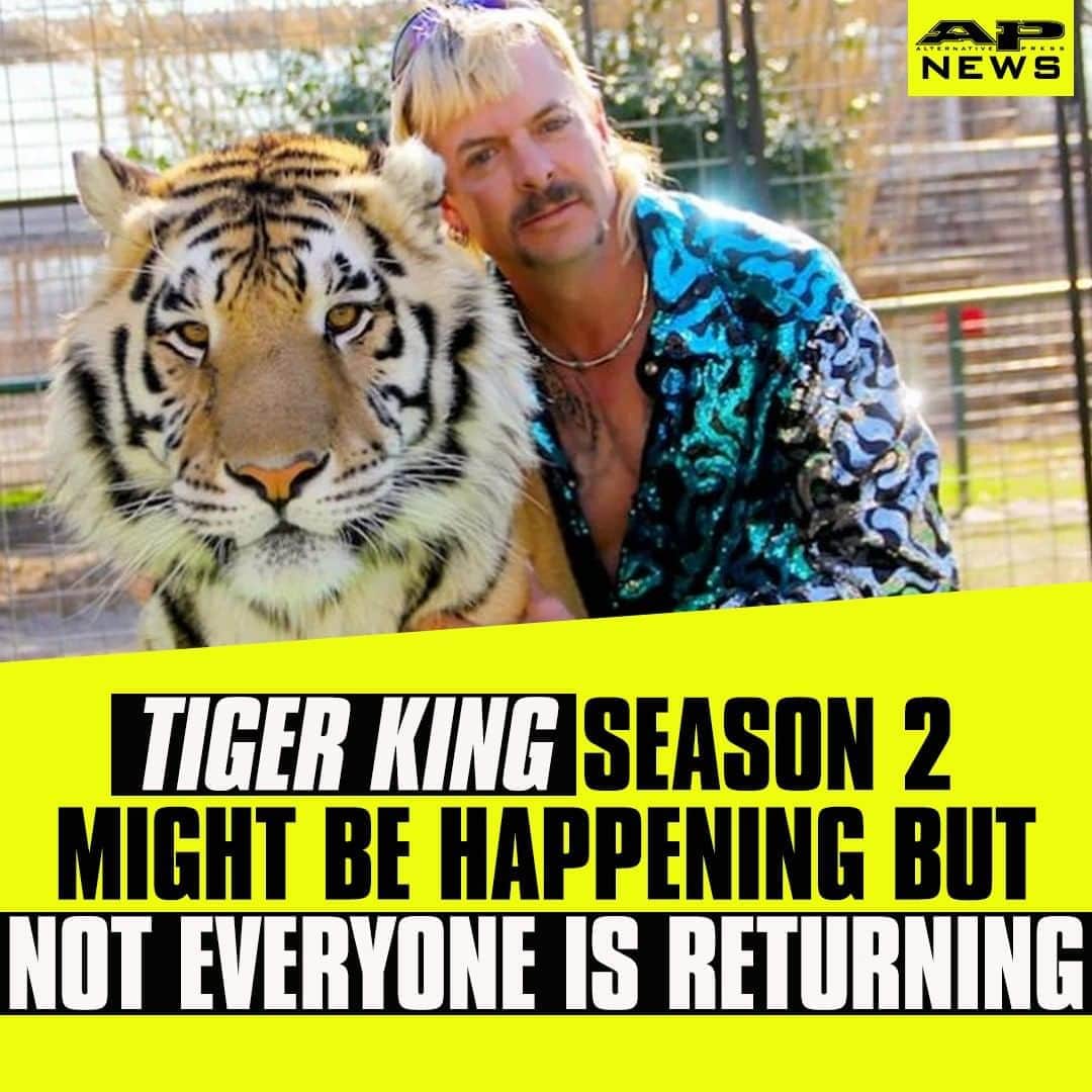Alternative Pressさんのインスタグラム写真 - (Alternative PressInstagram)「We may be seeing more of Joe Exotic’s wild life on our screens soon in a new season of @netflix’s ‘Tiger King’ ⁠ LINK IN BIO⁠ .⁠ .⁠ .⁠ #tigerking #tigerkingnetflix #tigerkingseason2 #netflix #netflixoriginal #netflixoriginalseries #joeexotic #carolbaskin #bigcatrescue #alternativepress #altpress」8月18日 13時30分 - altpress