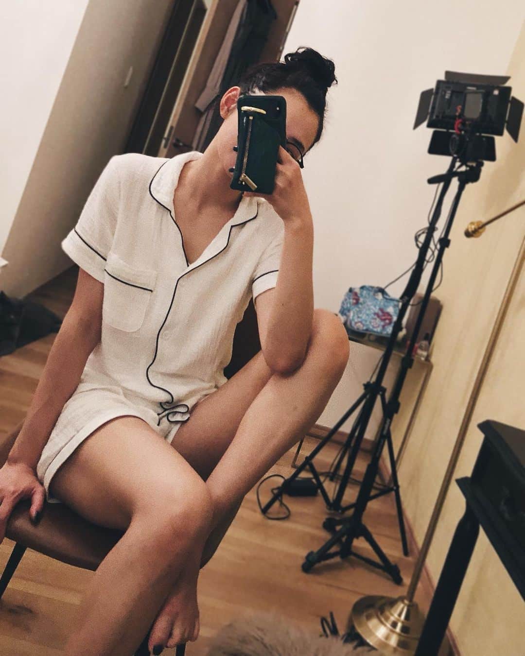 柳橋唯さんのインスタグラム写真 - (柳橋唯Instagram)「「柳橋唯はちょっと可愛いパジャマをゲットした」 女子力レベルが2上がった。 オシャレなルーティン動画が撮れる気配が0.5上がった。 いつも可愛いパジャマ着てるフリを習得した。  #購入先はAmazon先生 #ブログに詳しく書きましてん #3枚目の顔どうしたん」8月18日 14時15分 - yui.yanagihashi