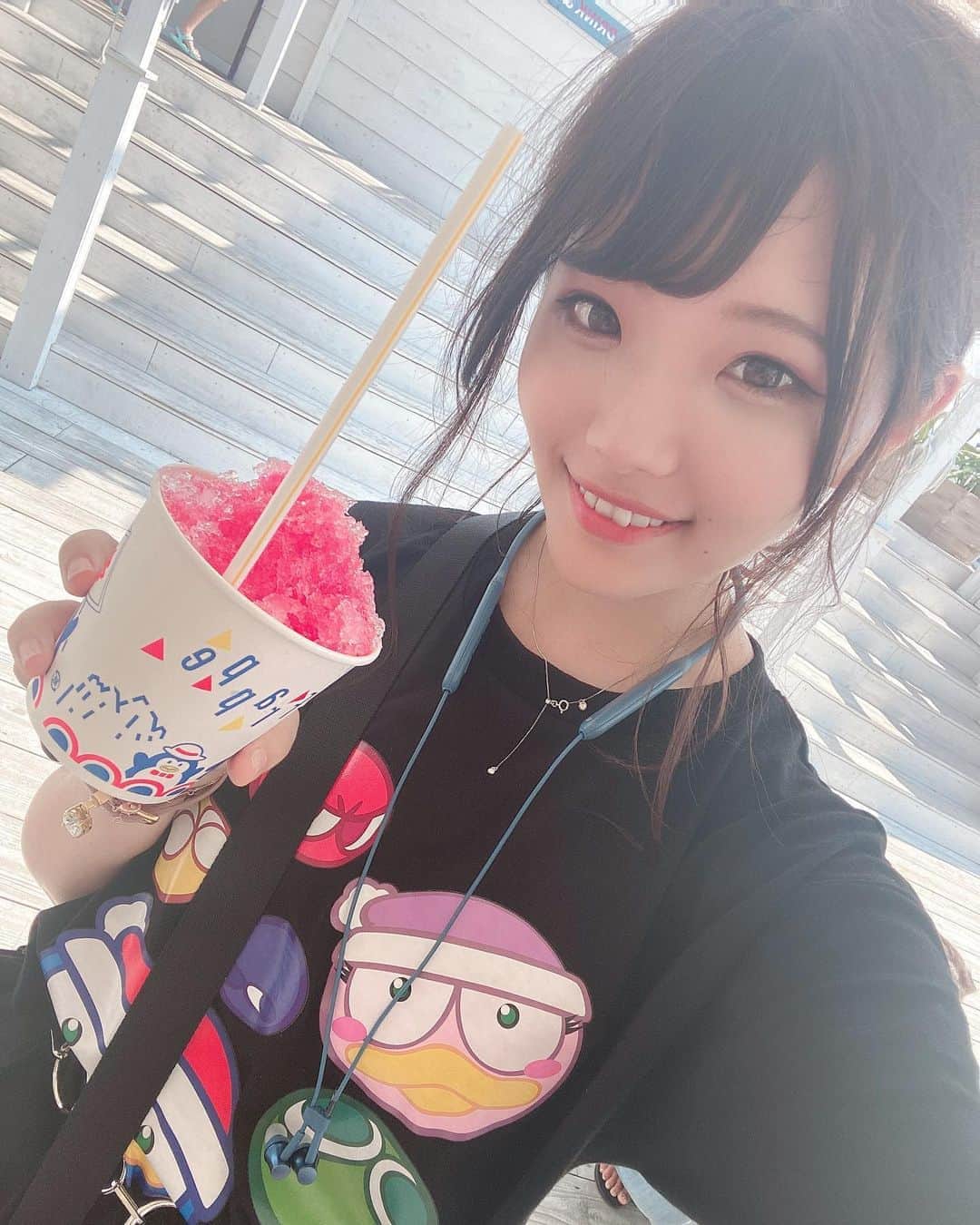 河合陽菜のインスタグラム：「かき氷食べました🍧」