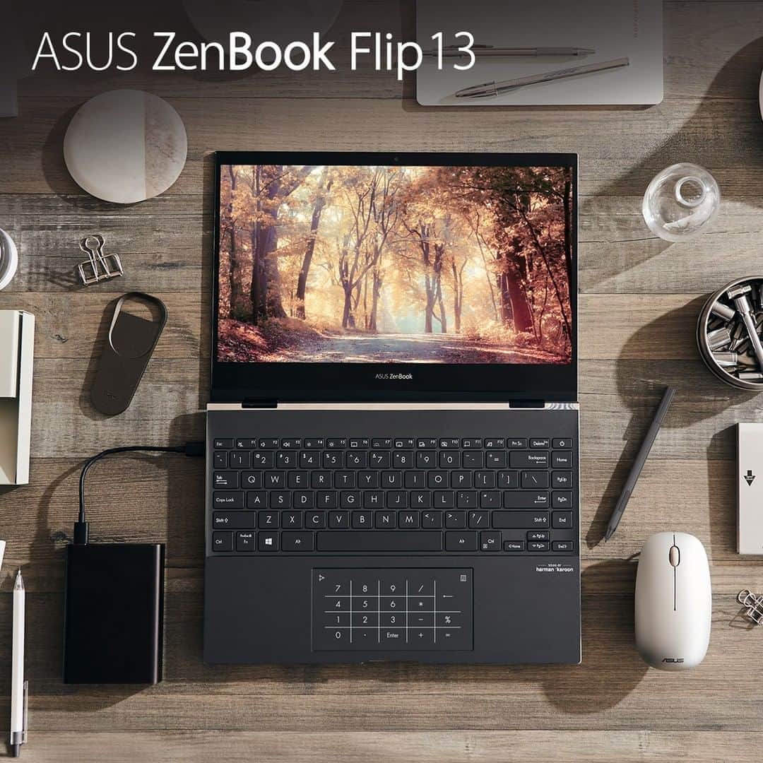 ASUSさんのインスタグラム写真 - (ASUSInstagram)「From the camera to the touchpad, the many features of #ZenBook Flip 13 deliver ultimate productivity.」8月18日 18時00分 - asus