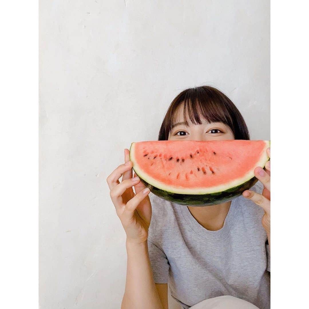 梶原凪のインスタグラム：「🍉」