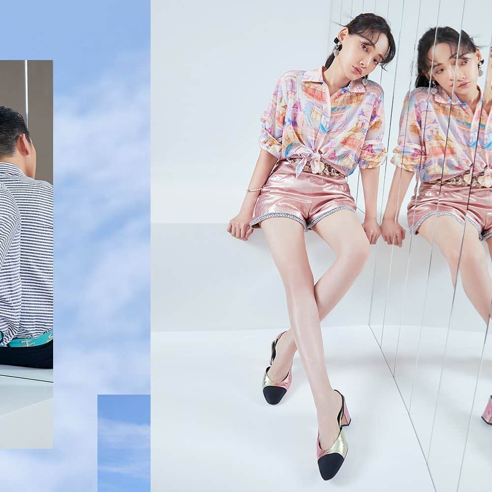Vogue Taiwan Officialさんのインスタグラム写真 - (Vogue Taiwan OfficialInstagram)「#voguecreative  @chanelofficial香奈兒女士解放了女性，不受限於過時觀念的優雅規範，用心設計的雙色鞋備受女性喜愛，有著「全新的灰姑娘玻璃鞋」稱呼，要能突破經典就必須勇於嘗試、創新，卡爾拉格斐接手品牌創意總監時，將雙色鞋延展可能性，創造大膽的顏色組合，並玩轉於各種材質之間。  #周興哲 #林映唯 #香奈兒 #我的小香鞋 #AllDayChic #CHANELMETIERSDART  ✒️ #princessA」8月18日 19時17分 - voguetaiwan