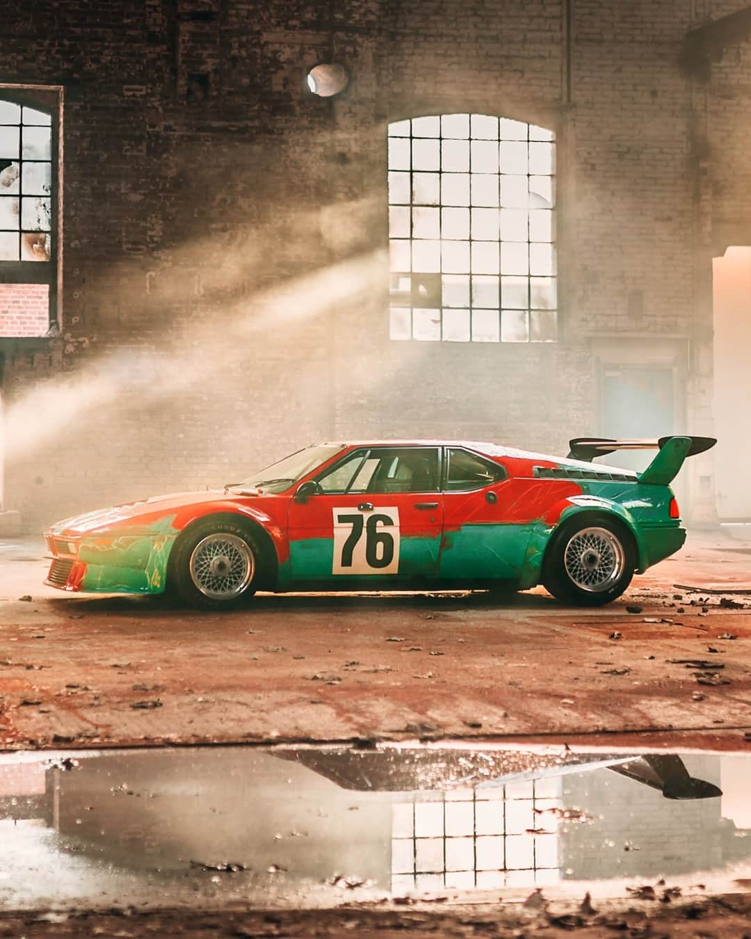 BMWのインスタグラム：「Colors are the brightest when the mind is open.  The BMW M1 by Andy Warhol. @stephan_bauer  #BMW #TheM1 #BMWM #BMWClassic @BMWClassic」