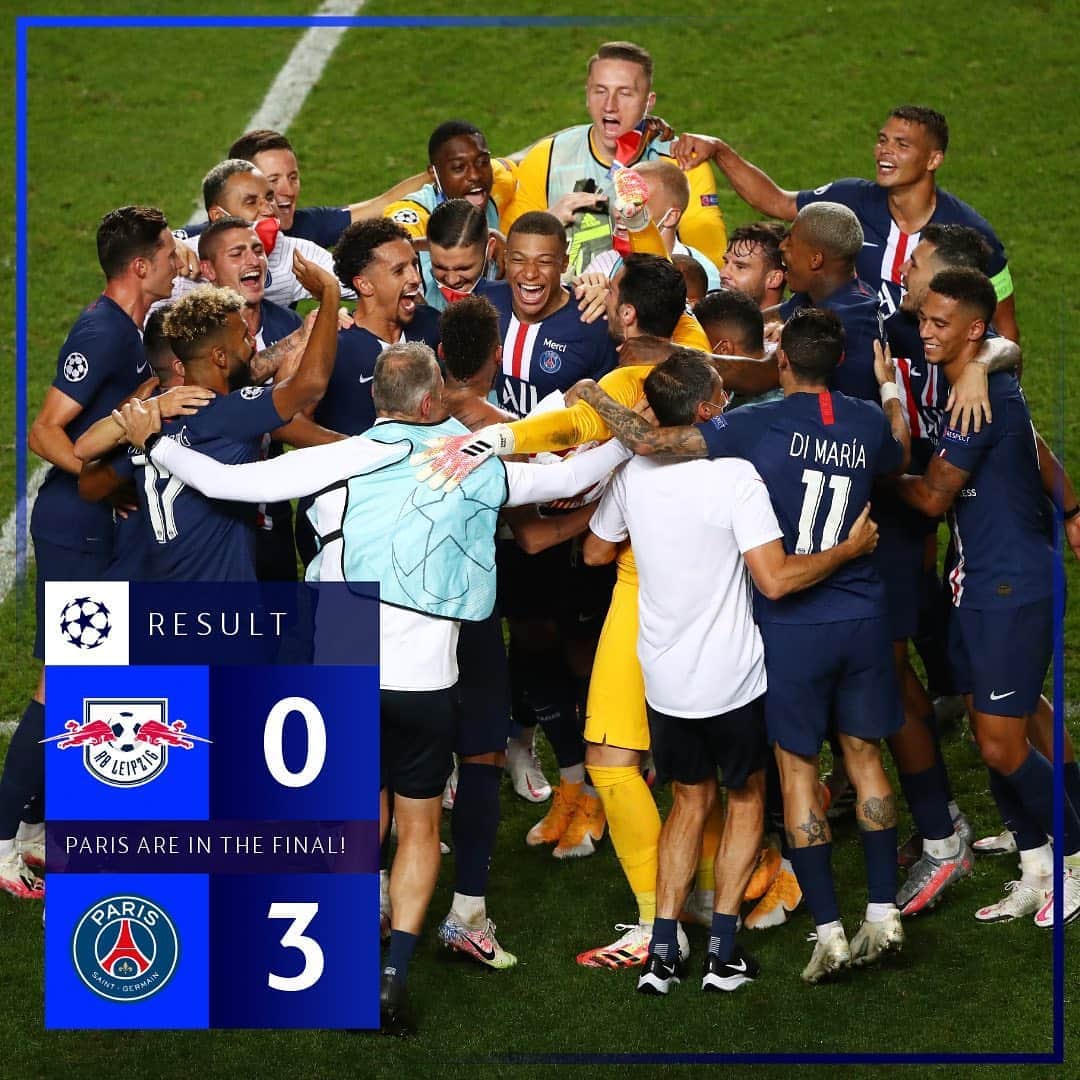 UEFAチャンピオンズリーグさんのインスタグラム写真 - (UEFAチャンピオンズリーグInstagram)「🇫🇷 Paris are in the #UCLfinal! 🎉🎉🎉 Will they go all the way?」8月19日 5時59分 - championsleague