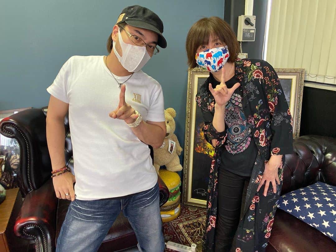 田村直美のインスタグラム：「はたのん(田村25th@Veats渋谷で影アナしてくれた方です)と　 夏休みの部活のように猛特訓した日😆 ｾﾞｪｾﾞｴ キレッキレ✨ダンスな　 はたのんとの企画 楽しみ〜だけど　大変だぁ🤣　 またお知らせします」