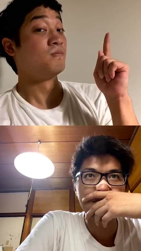 塚田裕輝のインスタグラム：「突如現れた大巨人。あしなっすとのタイマンコラボ対決。 勝者はいかに。」