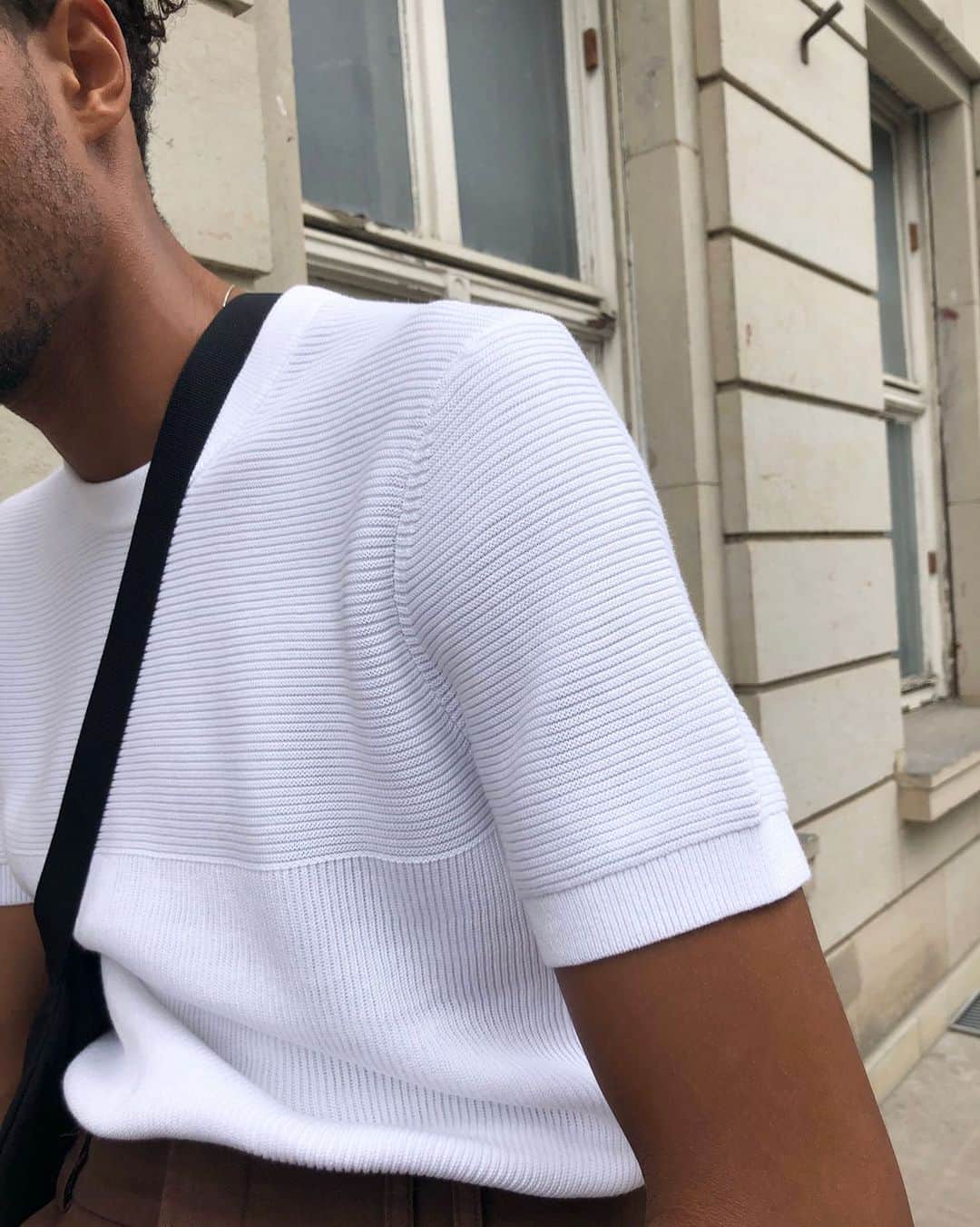 Club Monacoのインスタグラム：「In transit. A cool hue mixed with sturdy fabric makes for the best kind of late summer outfitting.」
