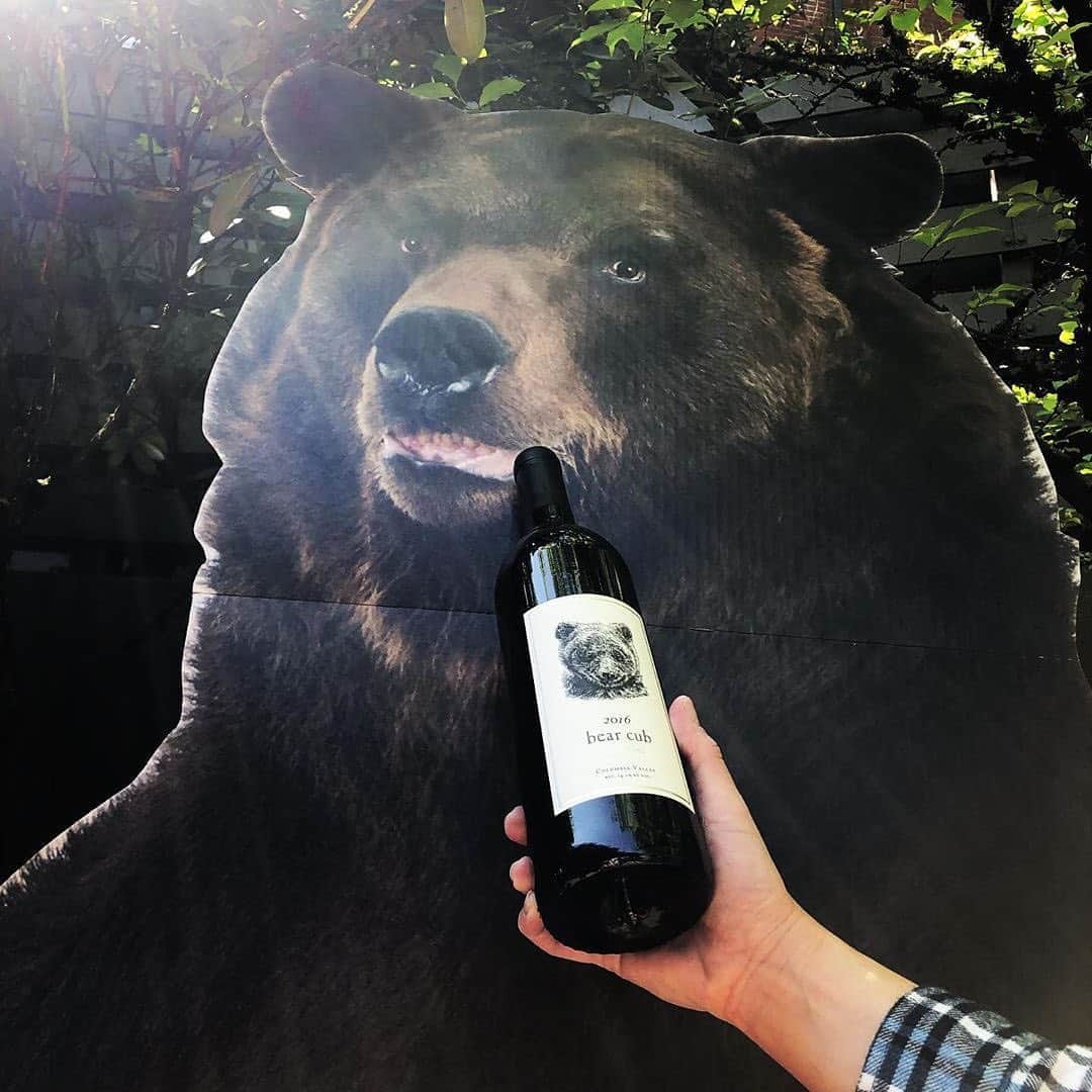 カイル・マクラクランさんのインスタグラム写真 - (カイル・マクラクランInstagram)「I think our friend is saying that #PursuedByBearWine’s Bear Cub is beary, beary tasty, @galaxywine_wilsondaniels 🍷」8月18日 22時51分 - kyle_maclachlan