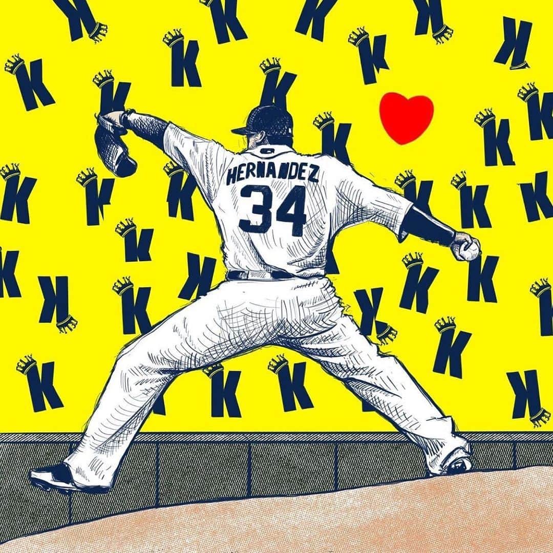 フェリックス・ヘルナンデスのインスタグラム：「The Leap of Faith 🙏🏼 - - - #kf34 #kingfelixhernandez #félixhernandez #seattlemariners #mlb #baseball #beisbol #beisbolvenezolano #beisboldominicano #yankees #redsoxnation #dodgers #chopon」