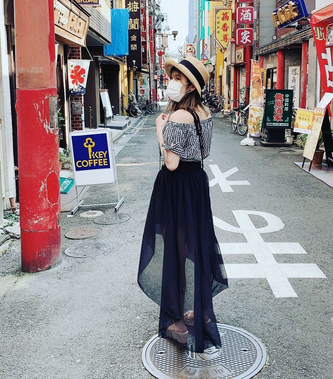有馬綾香のインスタグラム：「マスクなしの世の中まだ？？ 暑いよー☀️」